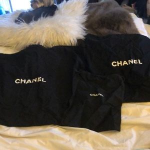 3 Chanel Dust bags